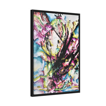 Kitty In Space Gallery Canvas Wraps, Vertical Frame