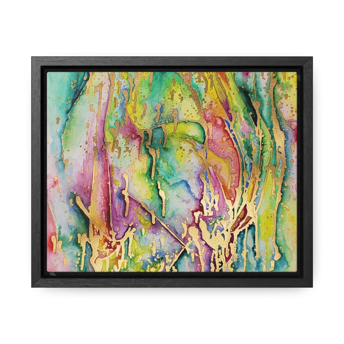 Acid Face Gallery Canvas Wraps, Horizontal Frame