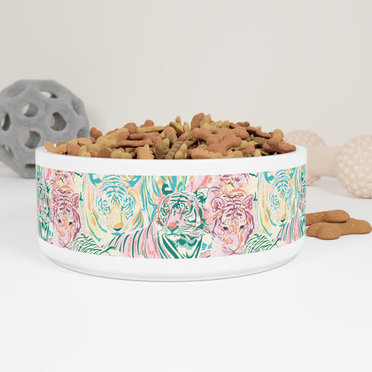 Tropical Tiger Pet Bowl - Kia Day Design