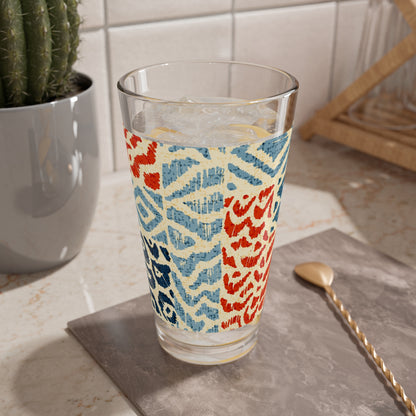 Colorful Geometric Mixing Glass - Kia Day Design