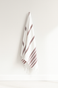 100% Cotton | Super-Soft Turkish Bath and Beach Towel - Coral Red - Home