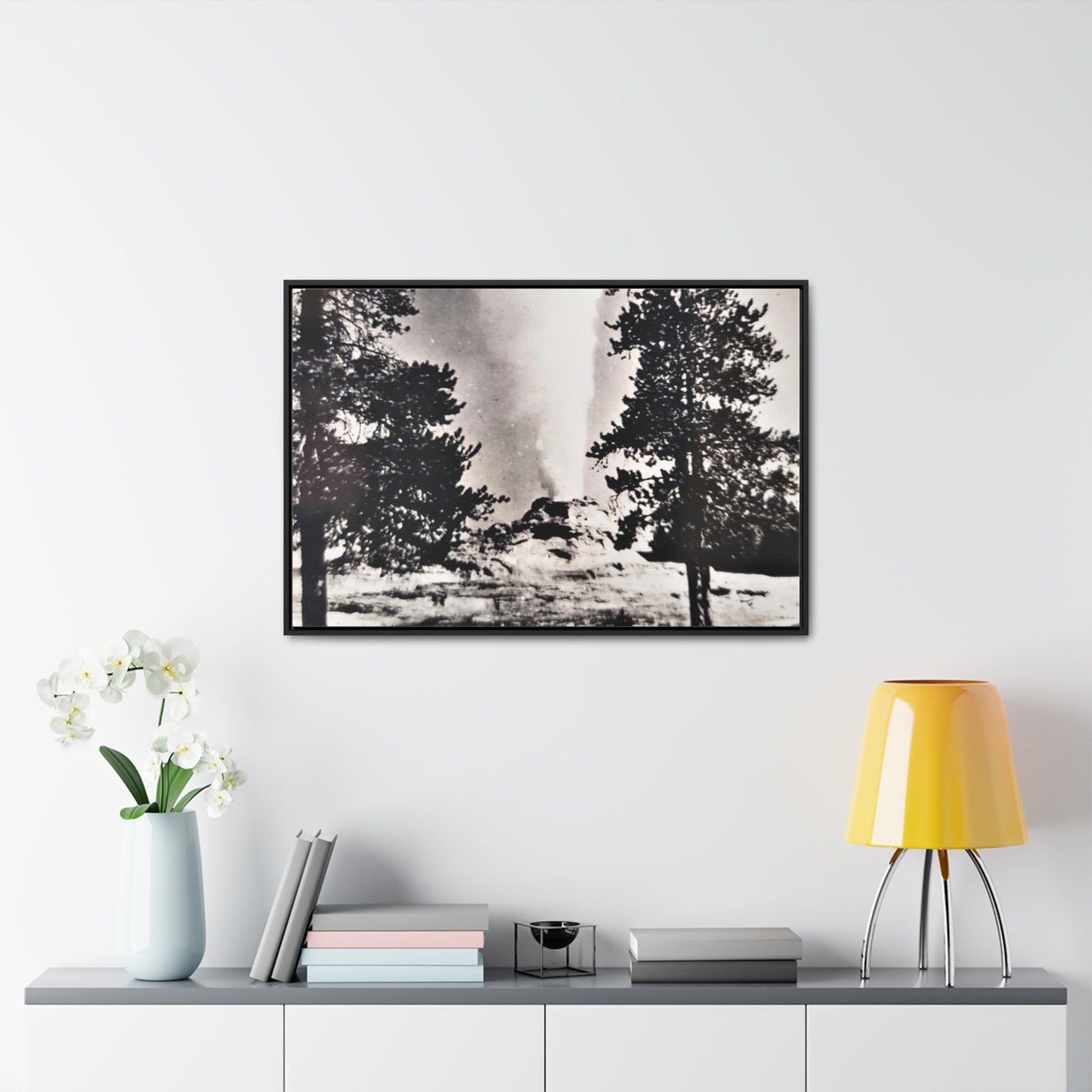 Castle Geyser Yellowstone Gallery Canvas Wraps, Horizontal Frame