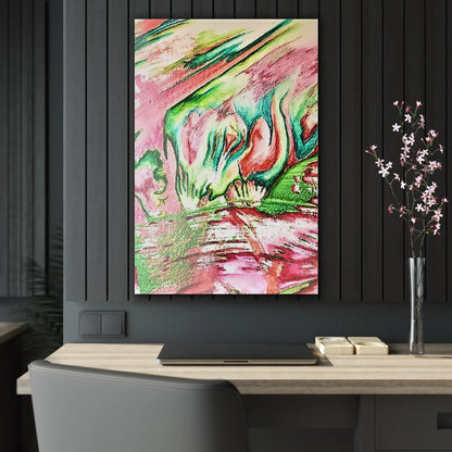 Pink Forest Acrylic Prints 24" x 36" (Vertical) Glossy