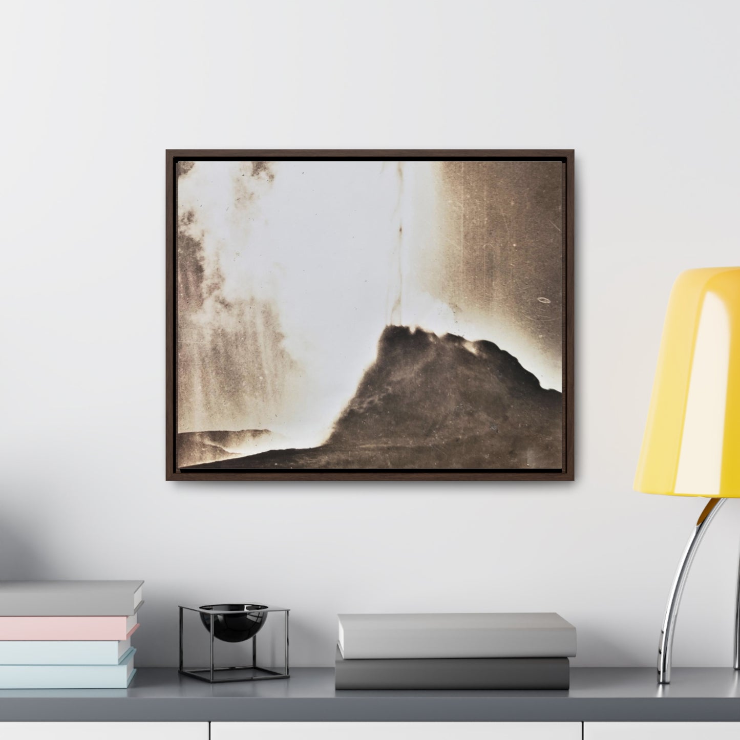 White Dome Geyser Yellowstone Gallery Canvas Wraps, Horizontal Frame