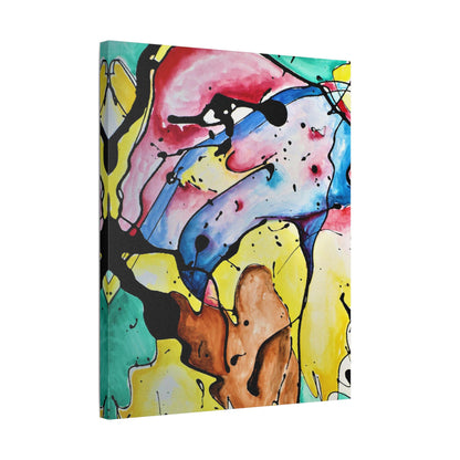 3rd Eye Sundae Satin Canvas Stretched - Kia Day Design
