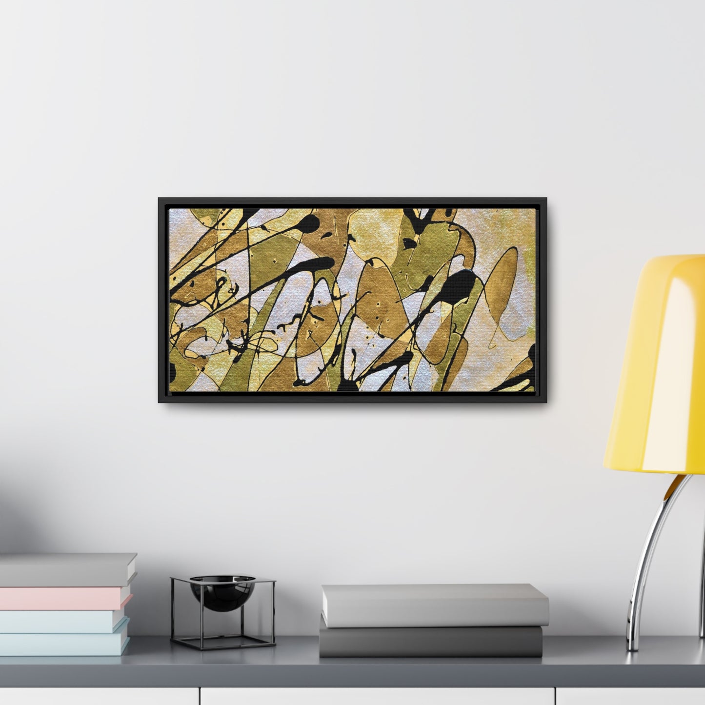 Gold Rush Gallery Canvas Wraps, Horizontal Frame