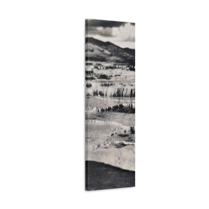 Springs at top of Jupiter Terrace Yellowstone Canvas Gallery Wraps