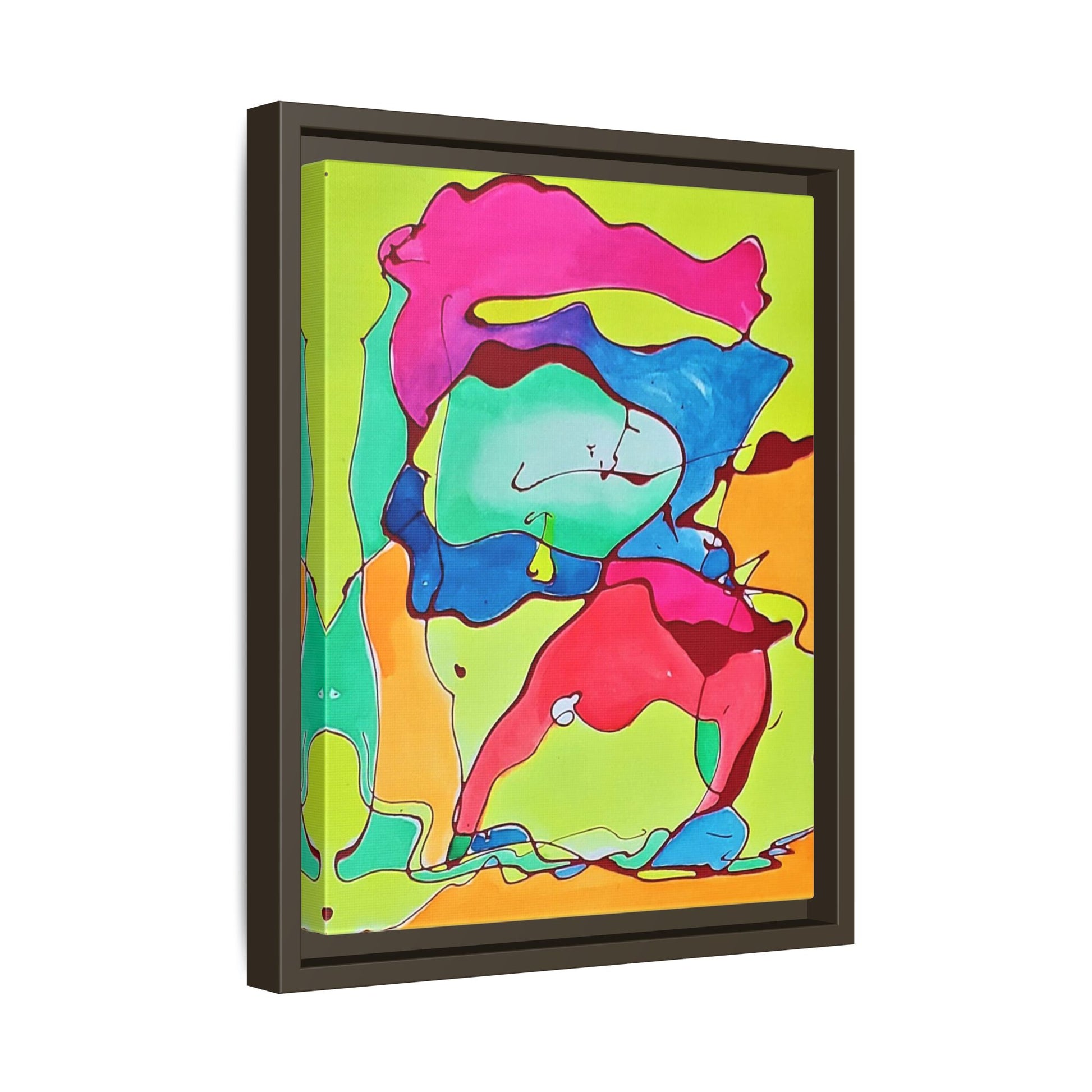 Kool Kid Matte Canvas Framed - Kia Day Design