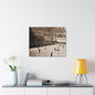 Rockefeller Plaza Easter 1945 Stretched Canvas 1.5" 30″ x 24″