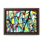 Alien Lady Gallery Canvas Wraps, Horizontal Frame 7" x 5" Walnut Premium Gallery Wraps (1.25″)