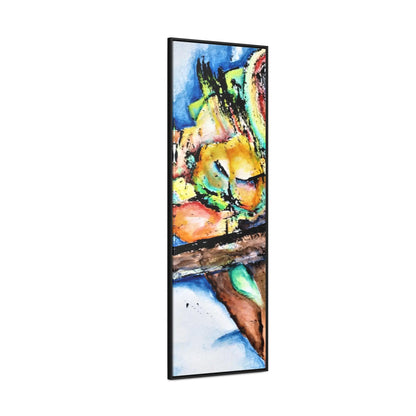 Owl In Flight Gallery Canvas Wraps, Vertical Frame