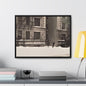 430 W 119th St New York Gallery Canvas Wraps Horizontal Frame 24″ x 18″ Black white Premium Gallery Wraps (1.25″)