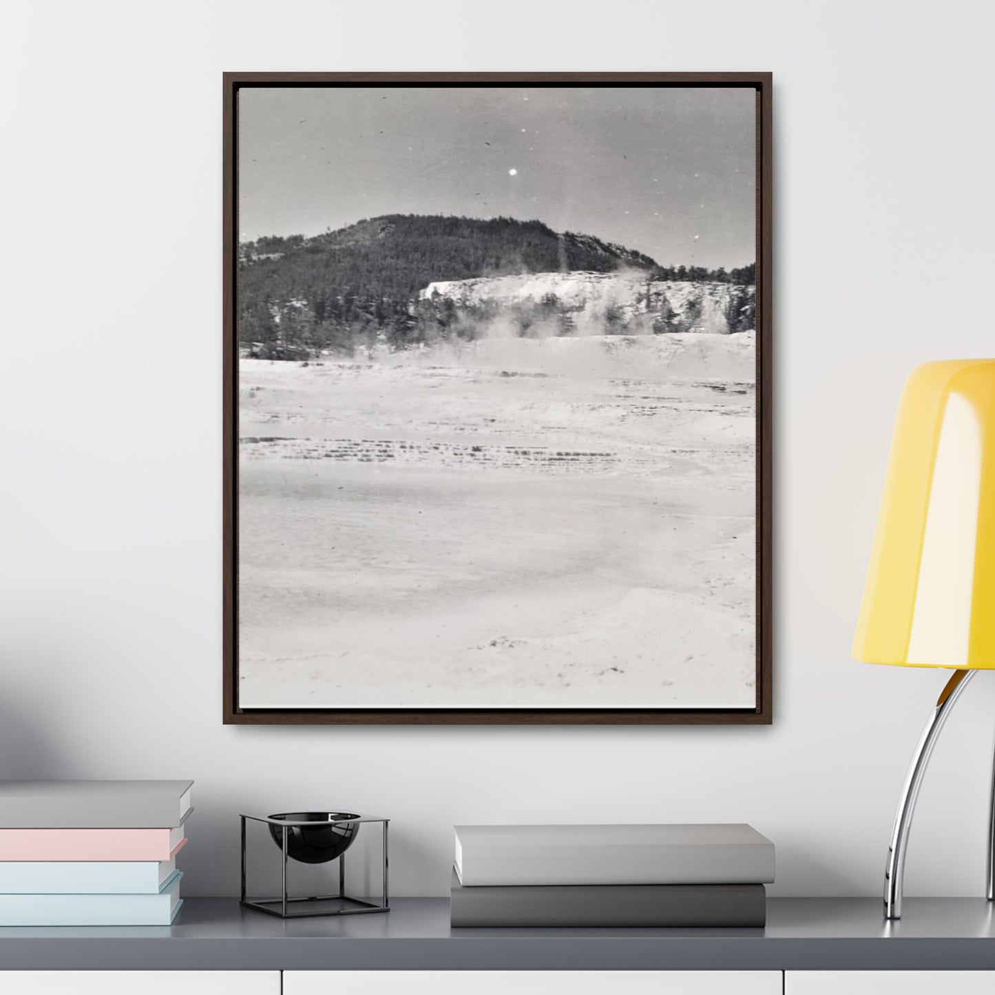 Mammoth Hot Springs Yellowstone Gallery Canvas Wraps, Vertical Frame