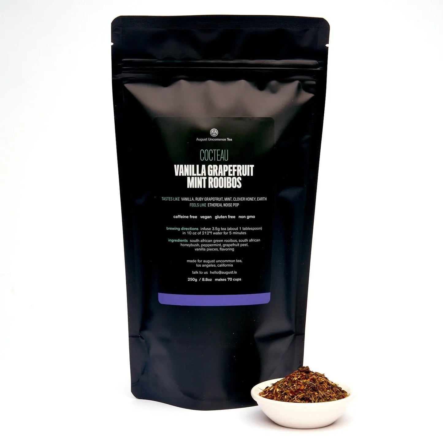 Cocteau - Vanilla Grapefruit Mint Rooibos Tea (Caffeine Free) - 70 cup bag - Beverages > Teas > Herbal Teas