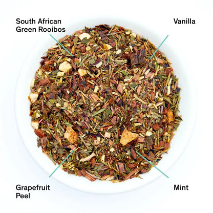 Cocteau - Vanilla Grapefruit Mint Rooibos Tea (Caffeine Free) - - Beverages > Teas > Herbal Teas
