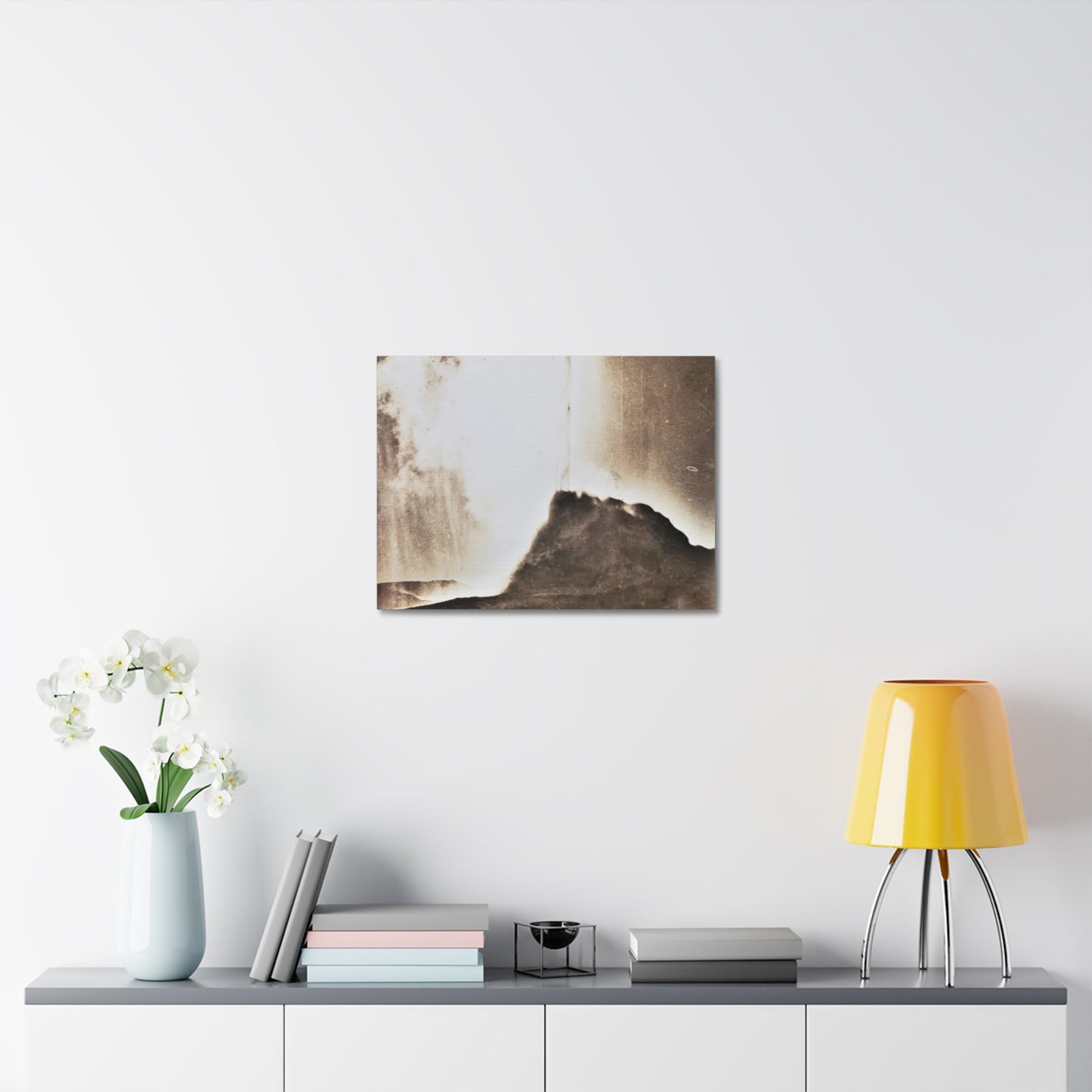 White Dome Geyser Yellowstone Stretched Canvas