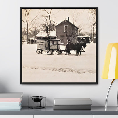 Milk Man Gallery Canvas Wraps Square Frame 24″ x 24″ Premium Gallery Wraps (1.25″)