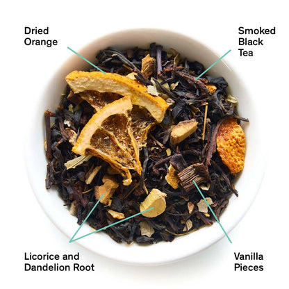 Mood Indigo - Smoky Orange Vanilla Black tea - - Beverages > Teas > Black Teas