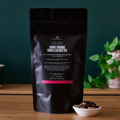 Mood Indigo - Smoky Orange Vanilla Black tea - 70 cup bag - Beverages > Teas > Black Teas