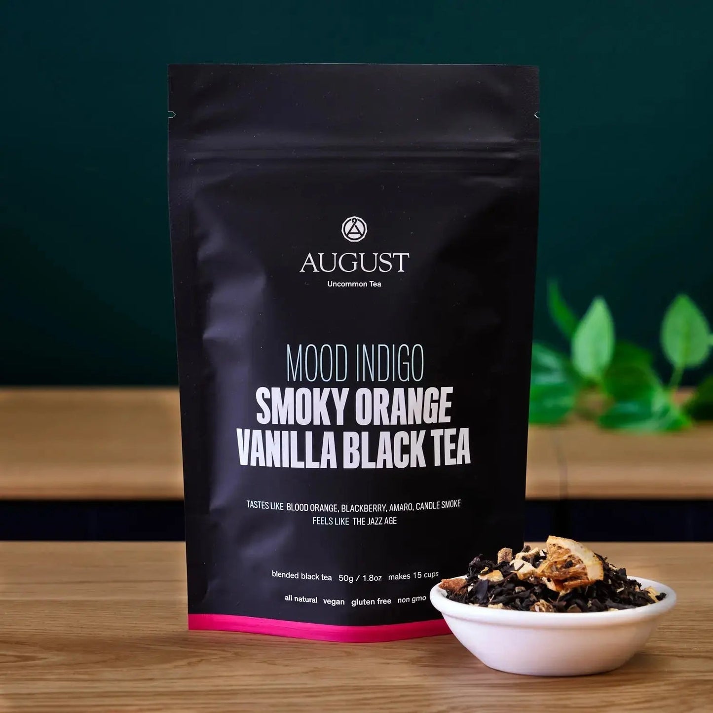 Mood Indigo - Smoky Orange Vanilla Black tea - 15 cup bag - Beverages > Teas > Black Teas