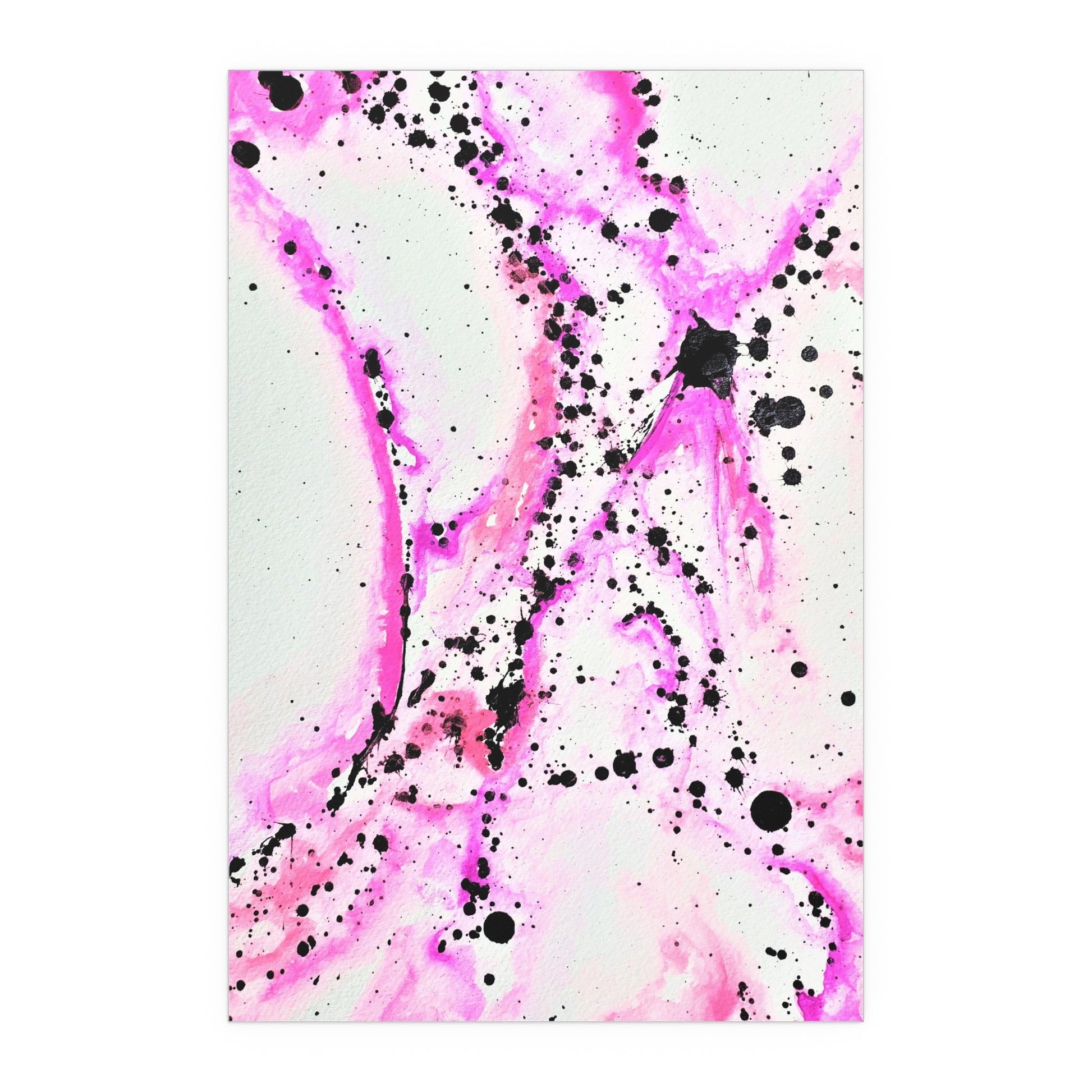 Neon Lightning Silk Posters - 24" x 36" (Vertical) Semi Glossy - Poster