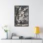 Eagles Nest Rock Yellowstone Gallery Canvas Wraps Vertical Frame 24″ x 36″ 1.25" Black