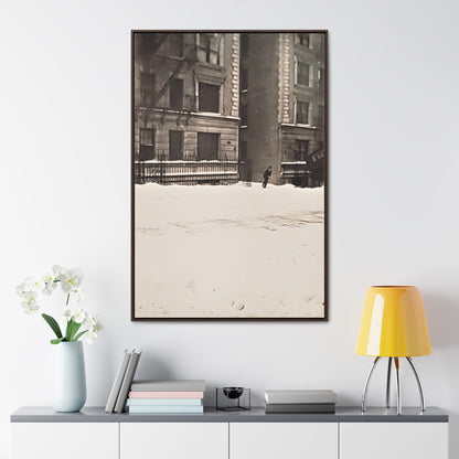 430 W 119th St New York Gallery Canvas Wraps Vertical Frame 32″ x 48″ Premium Gallery Wraps (1.25″) white black