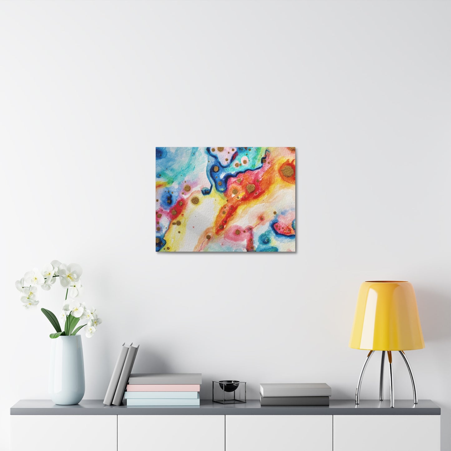 Blue Sky Angel Stretched Canvas