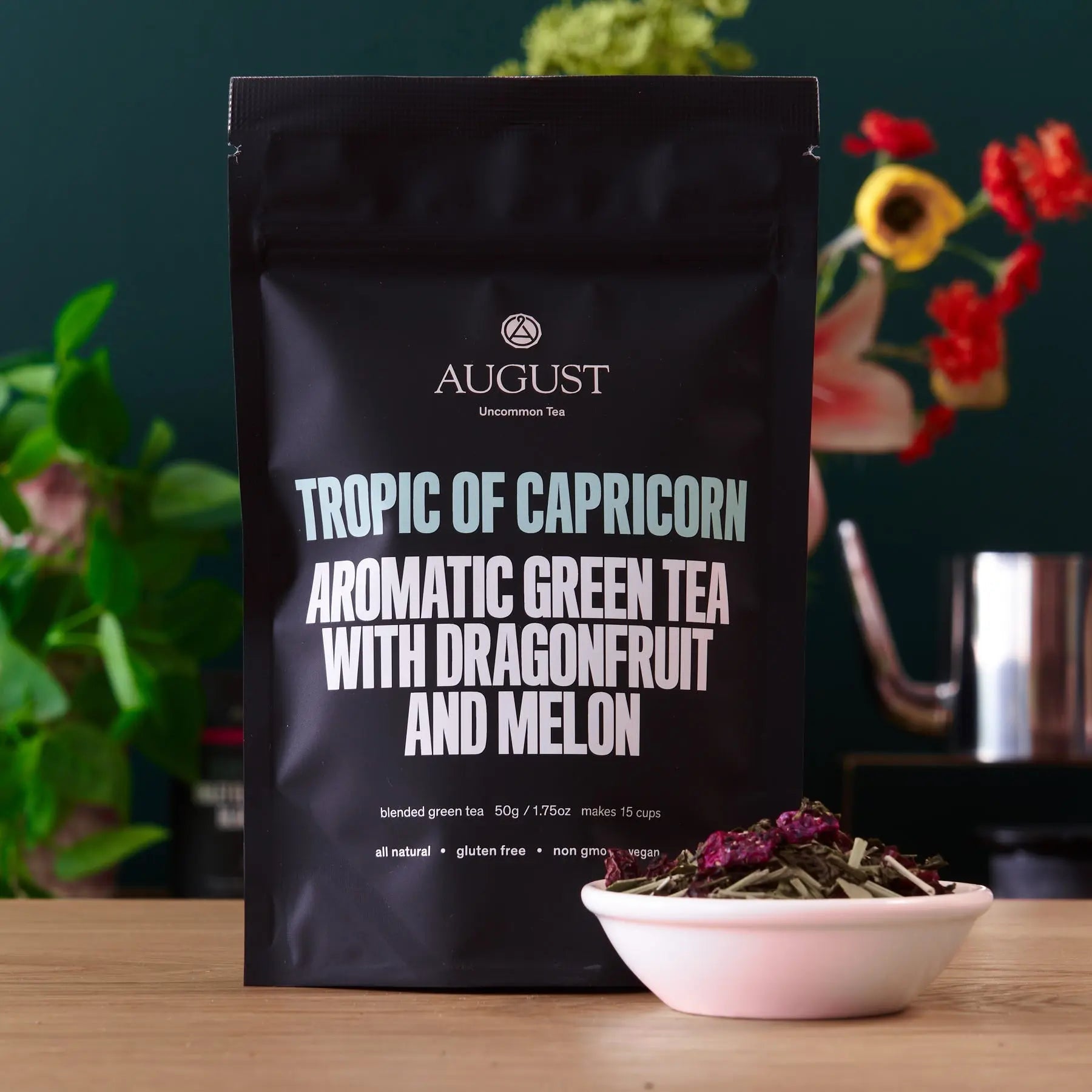 Tropic of Capricorn - Dragonfruit Melon Green Tea - 15 cup bag - Beverages > Teas > Green Teas