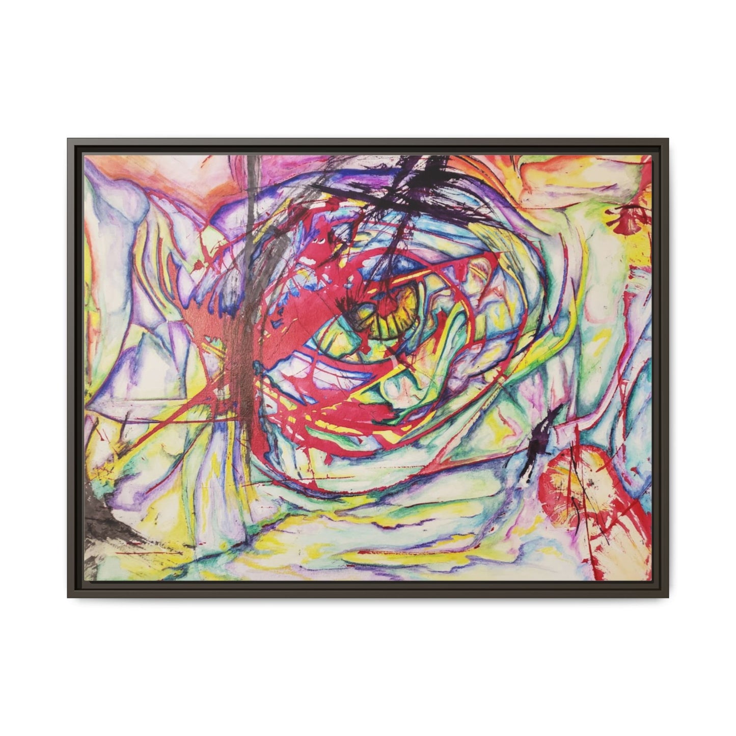 The Eye Framed Art Print - Kia Day Design