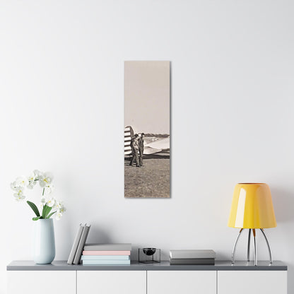 Army Pursuit Plane Ames Airport 1939 Canvas Gallery Wraps 12″ x 36″ 1.25"