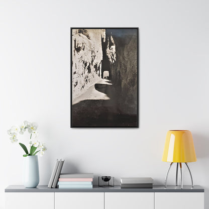 Tunnel at The Needles Gallery Canvas Wraps Vertical Frame 24″ x 36″ Premium Gallery Wraps (1.25″) Black