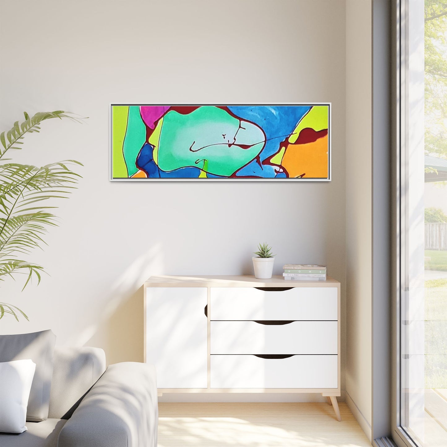 Kool Kid Matte Canvas Framed - Kia Day Design