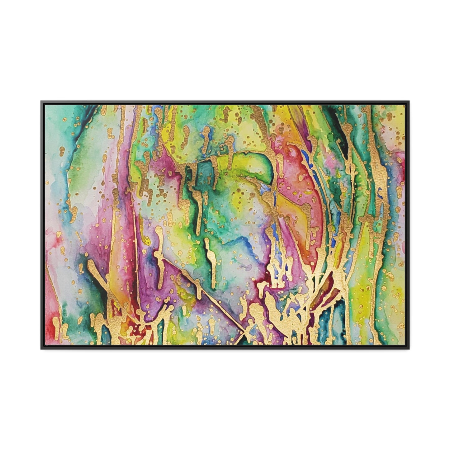 Acid Face Gallery Canvas Wraps, Horizontal Frame