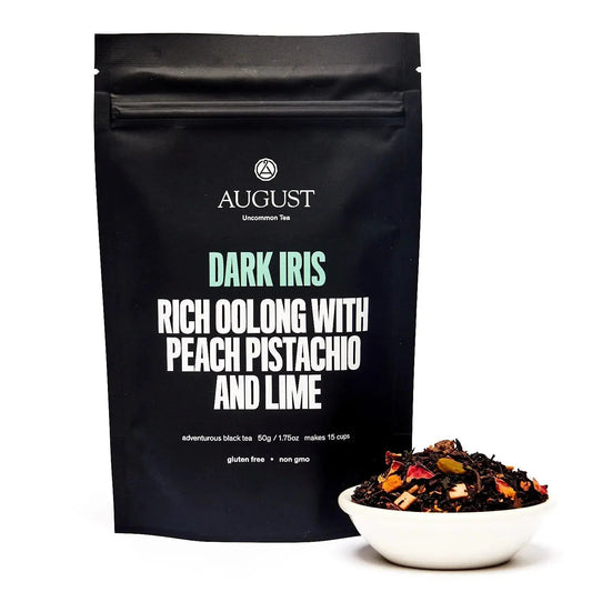 Dark Iris - Peach Pistachio Oolong Tea - - Beverages > Teas > Oolong Teas