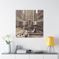 Rockefeller Plaza Canvas Gallery Wraps 36″ x 36″ 1.25"