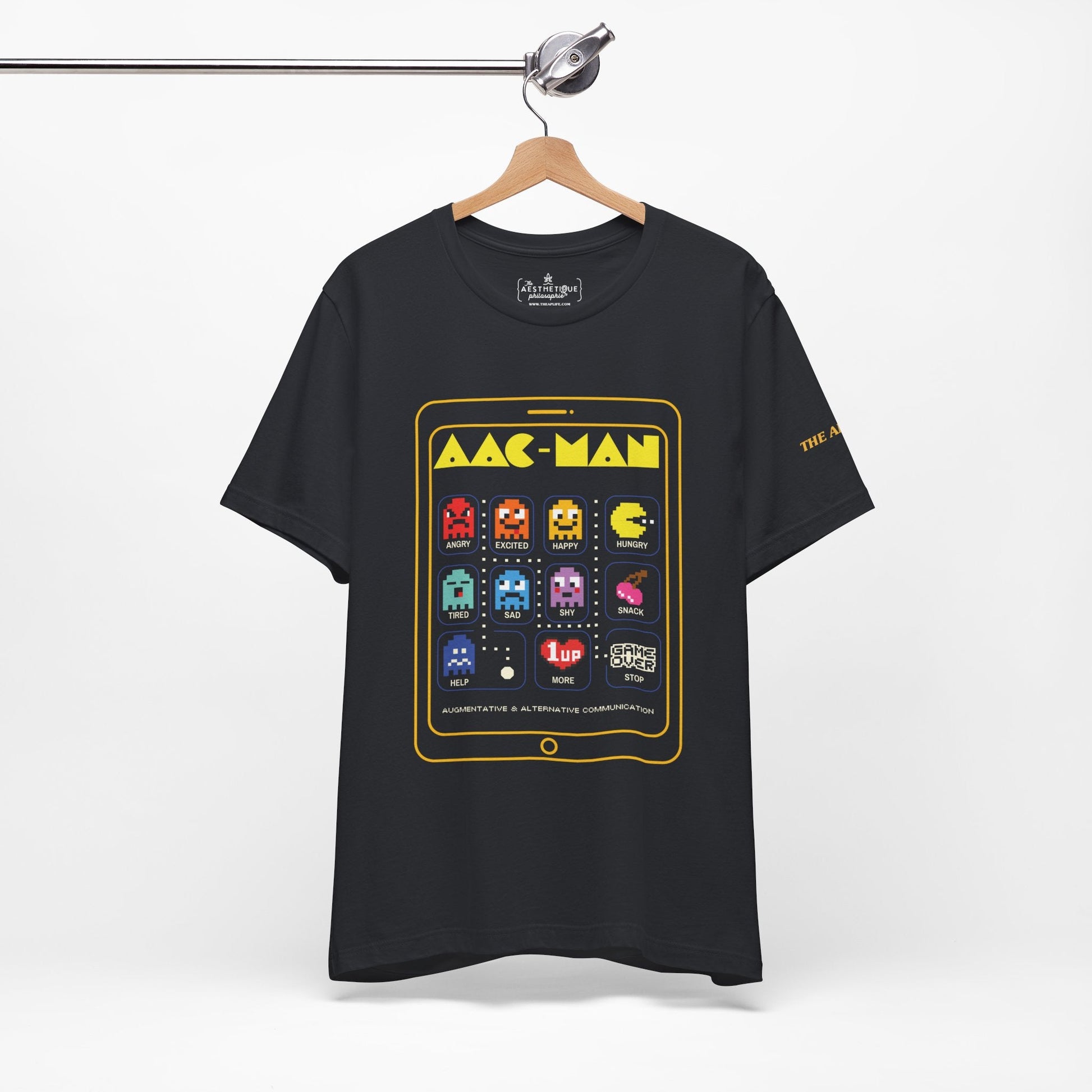 AAC Man - Communication - Retro Gaming Style - Adult Unisex Jersey Short Sleeve Tee- The Aesthetique Philosophie- {{Product type}}