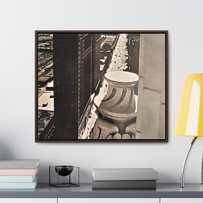 Michigan Ave Chicago Gallery Canvas Wraps Horizontal Frame 24″ x 20″ Walnut Premium Gallery Wraps (1.25″)