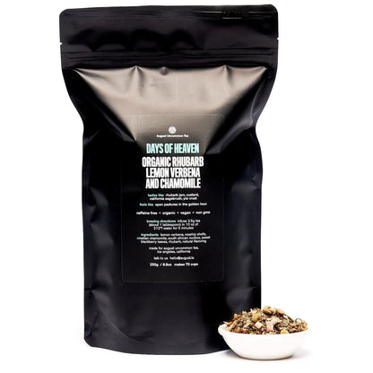 Days of Heaven - Rhubarb Verbena Chamomile Tea (Caffeine Free) - 70 cup bag - Beverages > Teas > Herbal Teas