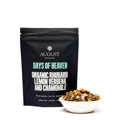 Days of Heaven - Rhubarb Verbena Chamomile Tea (Caffeine Free) - 4 cup deluxe sample - Beverages > Teas > Herbal Teas