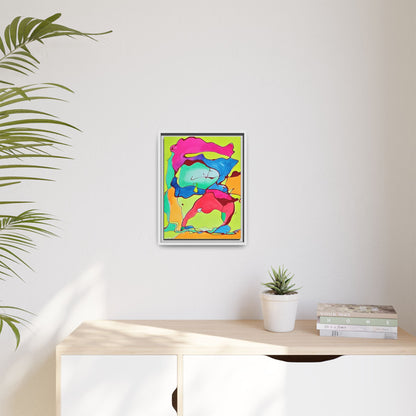 Kool Kid Matte Canvas Framed - Kia Day Design