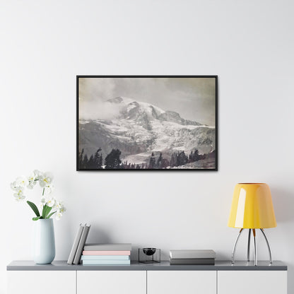 Mount Rainier Gallery Canvas Wraps Horizontal Frame 36″ x 24″ Black Premium Gallery Wraps (1.25″)