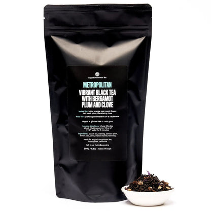 Metropolitan - Bergamot Plum Earl Grey Black Tea - 70 cup bag - Beverages > Teas > Black Teas