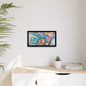 Multi-Color Abstract Framed Canvas Art Print - Kia Day Design