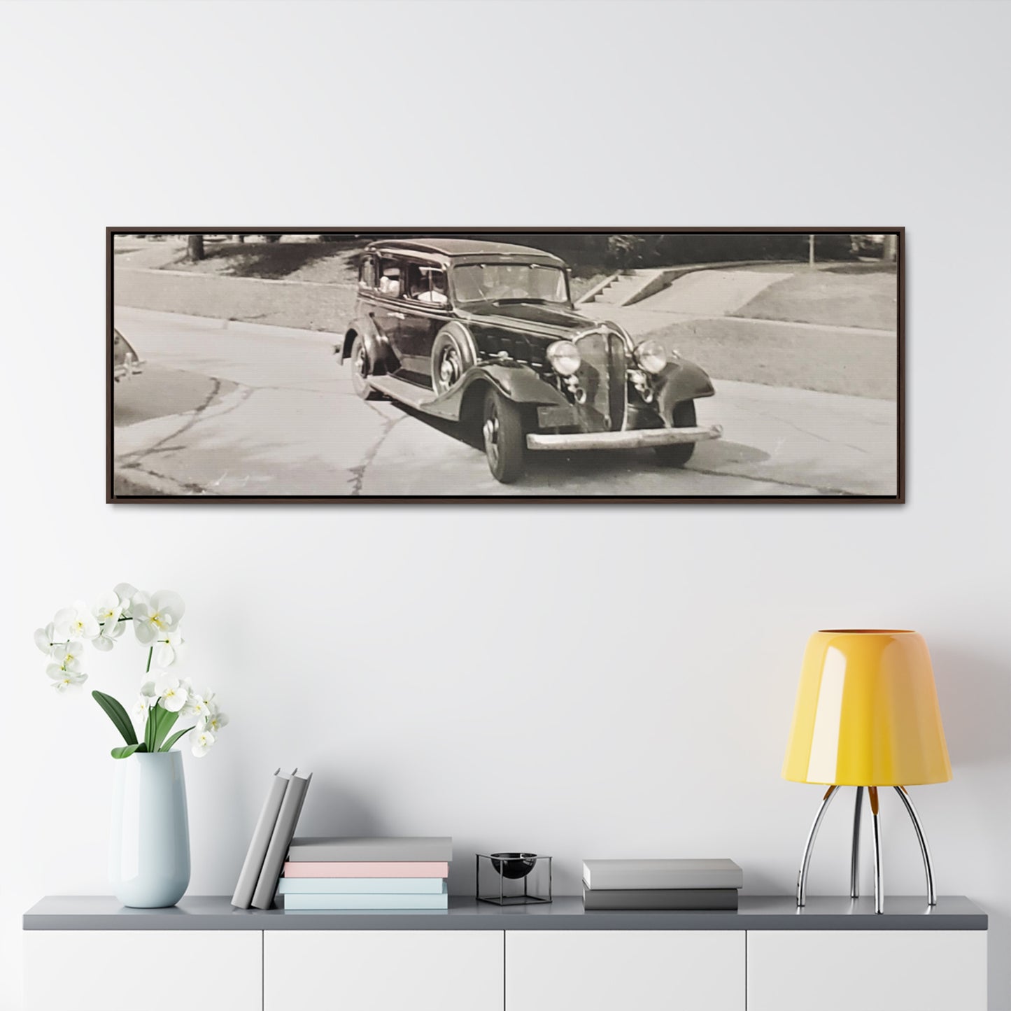 Classic Car Gallery Canvas Wraps, Horizontal Frame