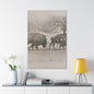 Buffalo at Redwood Falls Canvas Gallery Wraps 32″ x 48″ 1.25"