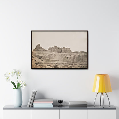 West Gallery Canvas Wraps Horizontal Frame 36″ x 24″ Walnut Premium Gallery Wraps (1.25″)