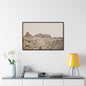 West Gallery Canvas Wraps Horizontal Frame 36″ x 24″ Walnut Premium Gallery Wraps (1.25″)
