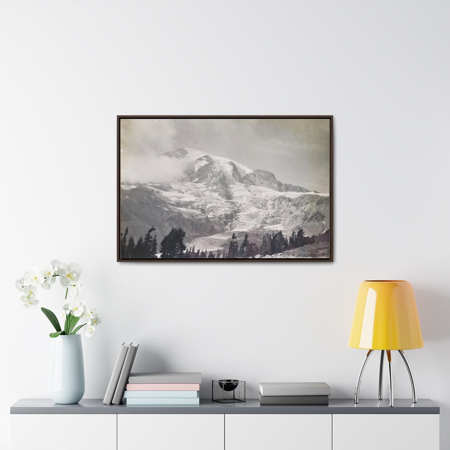 Mount Rainier Gallery Canvas Wraps, Horizontal Frame