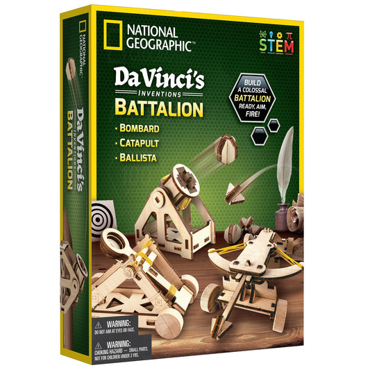 NatGeo Da Vinci Catapult - 3D Puzzle STEM Toy - - puzzle